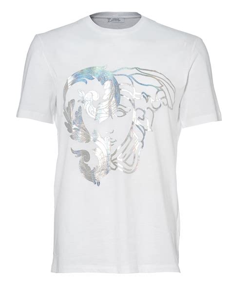 versace collection t shirt weiß|shirts that look like versace.